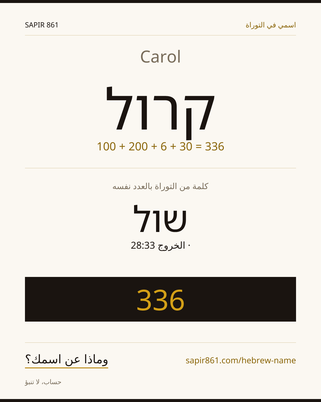 Carol — קרול