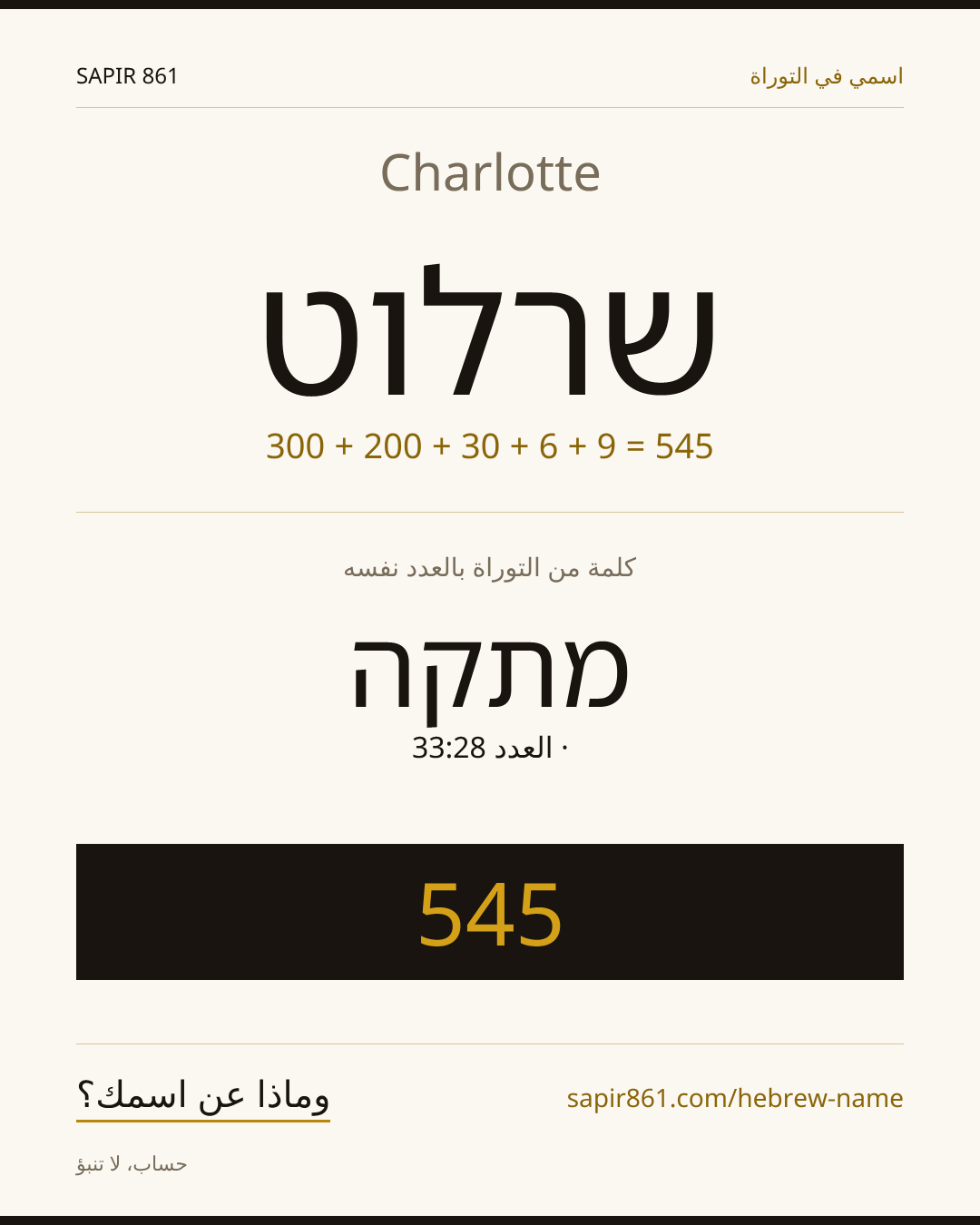 Charlotte — שרלוט