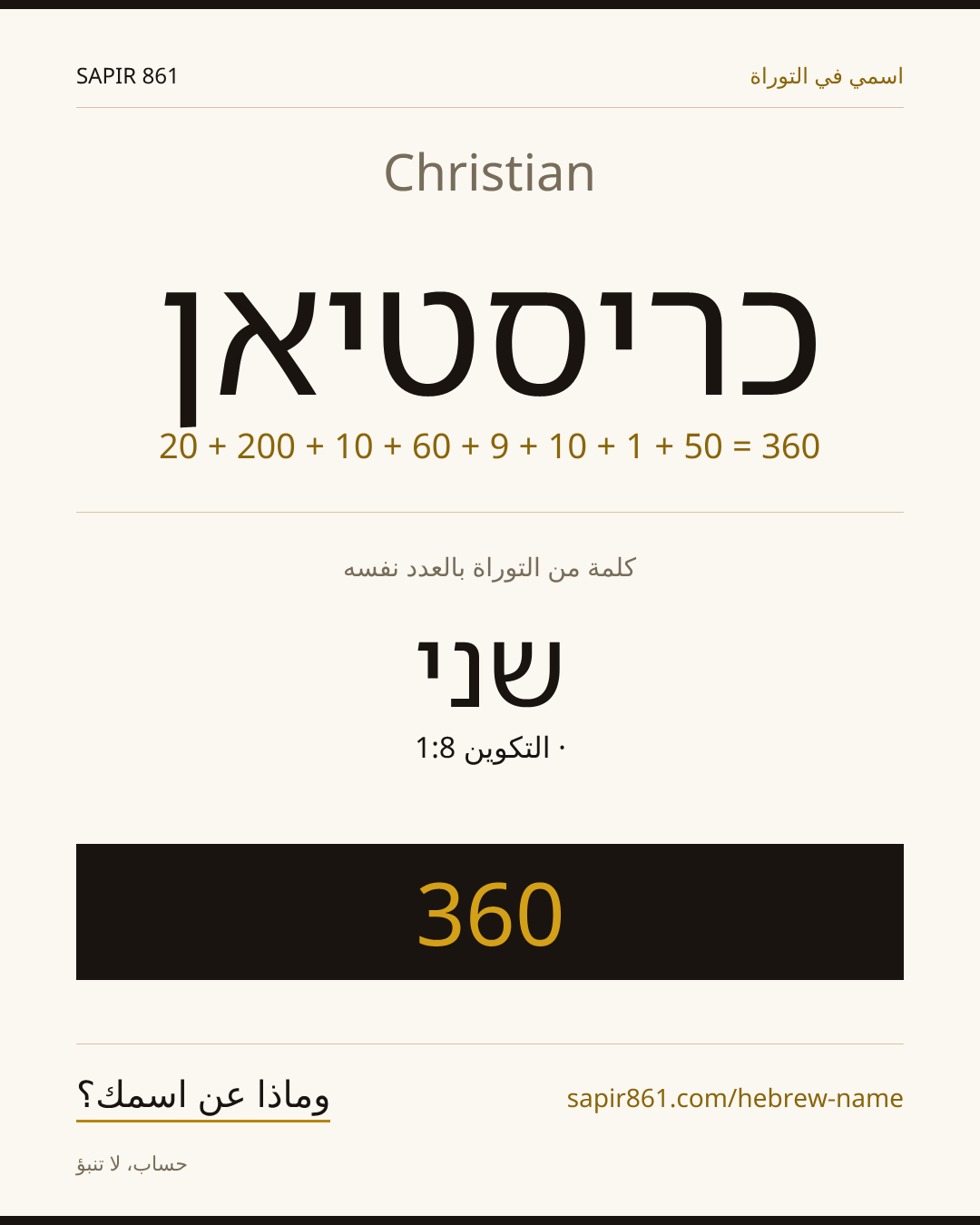 Christian — כריסטיאן