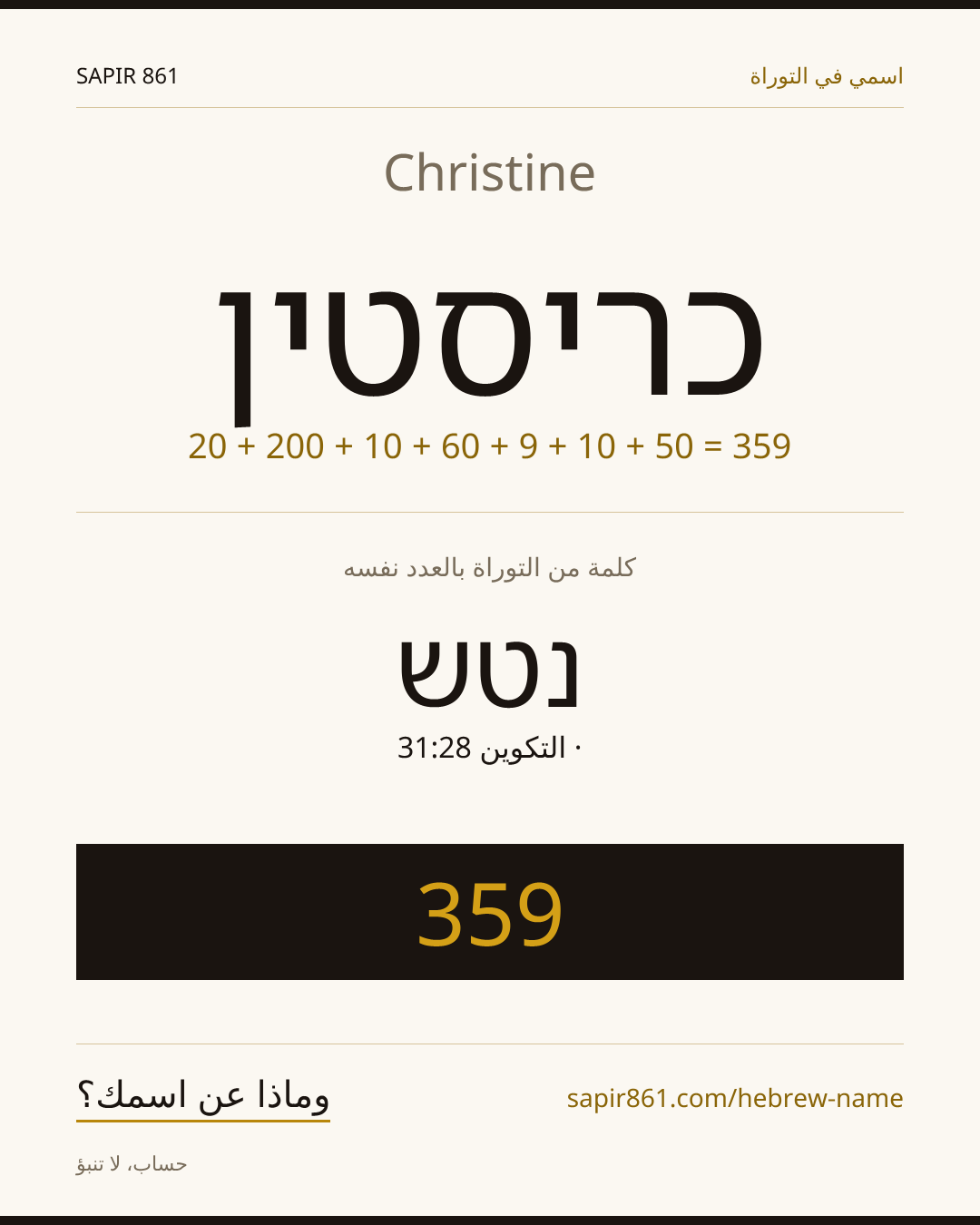 Christine — כריסטין