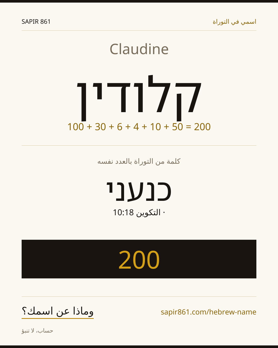 Claudine — קלודין