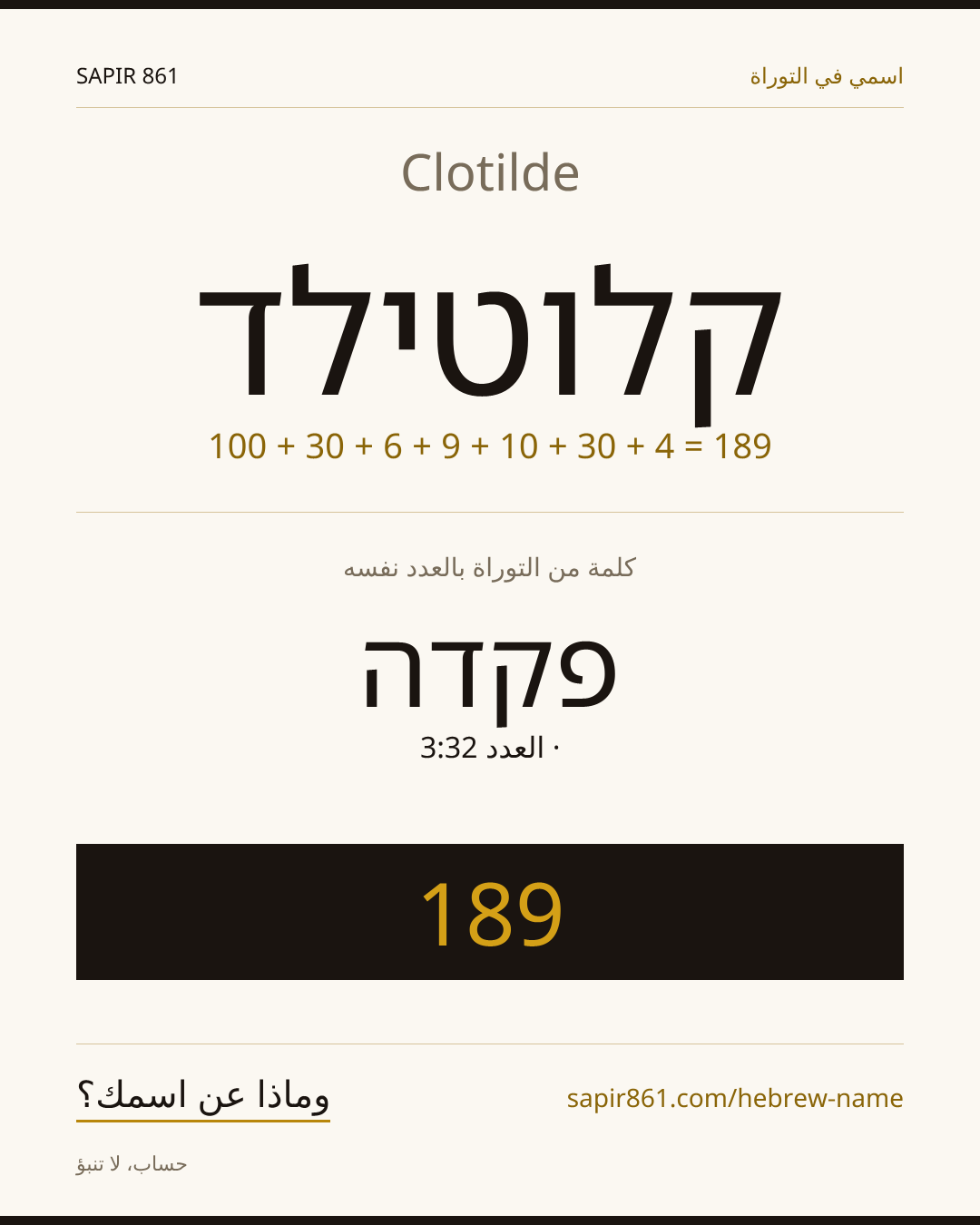 Clotilde — קלוטילד