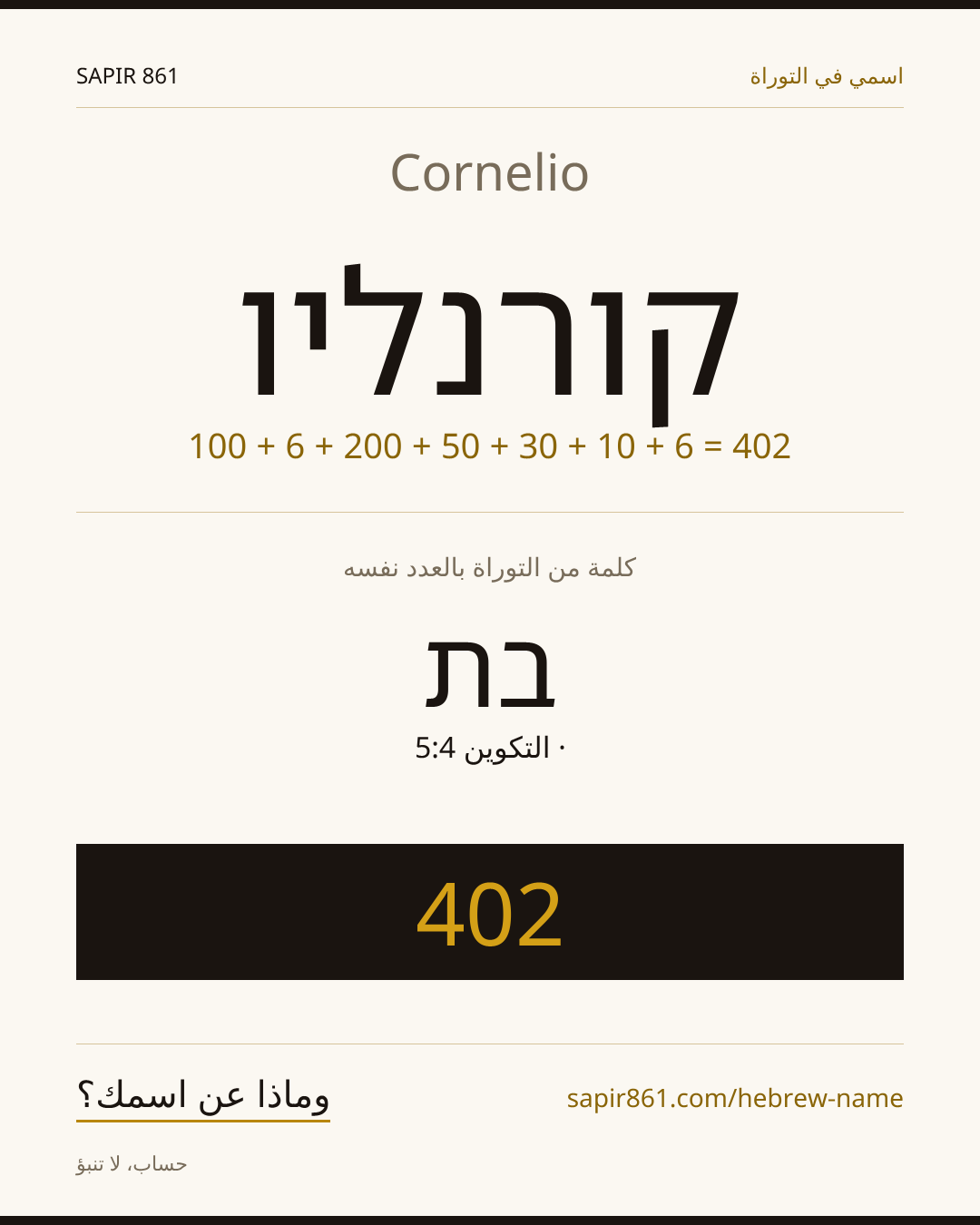 Cornelio — קורנליו