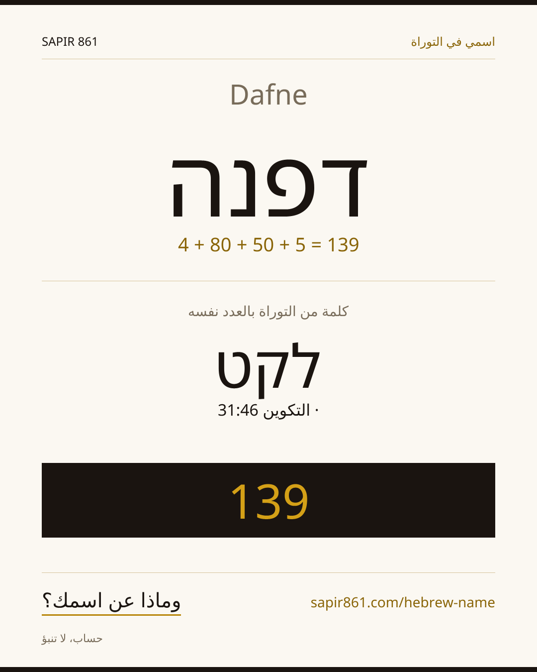 Dafne — דפנה