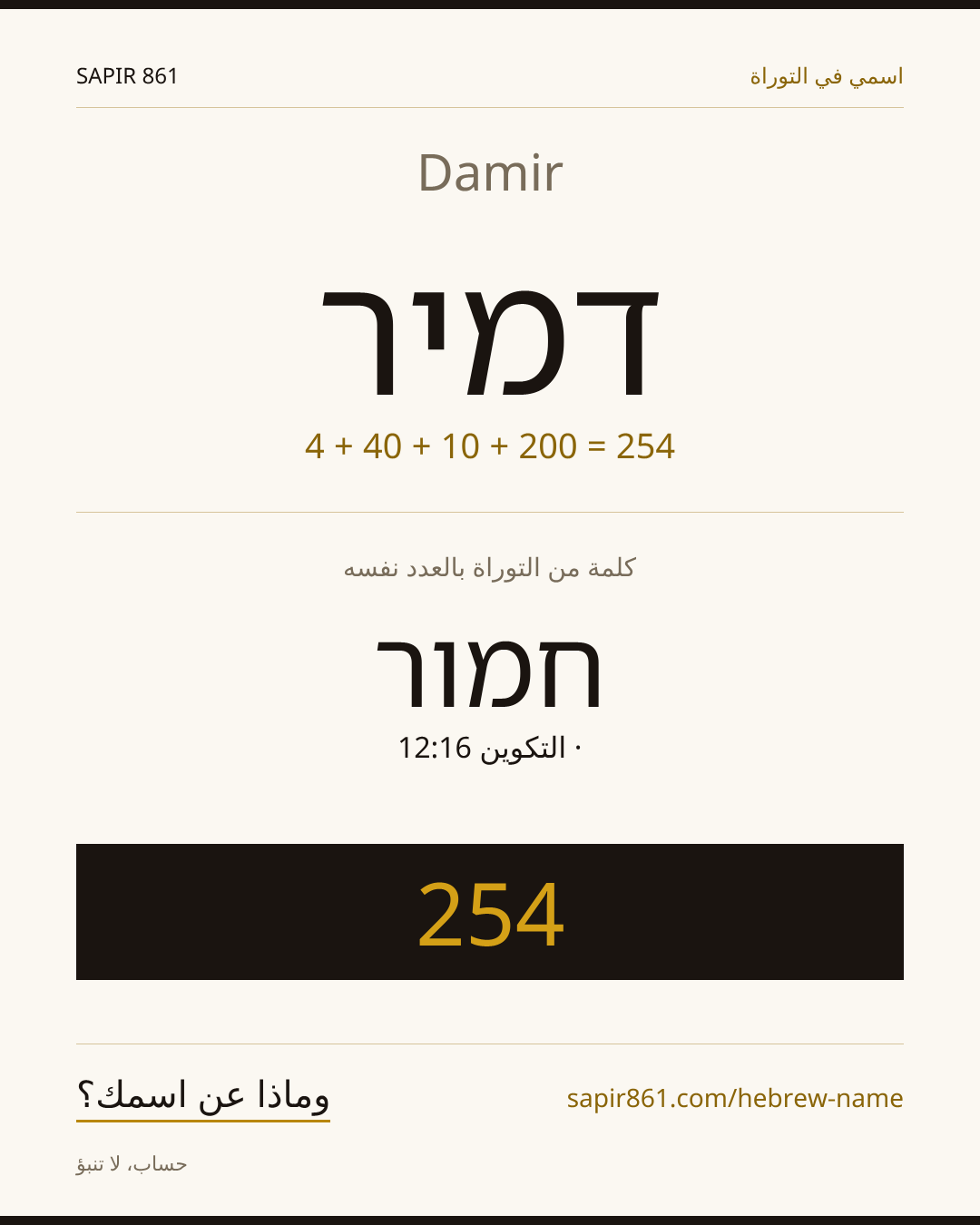 Damir — דמיר