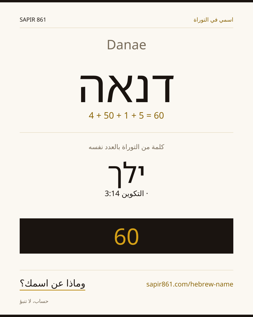 Danae — דנאה
