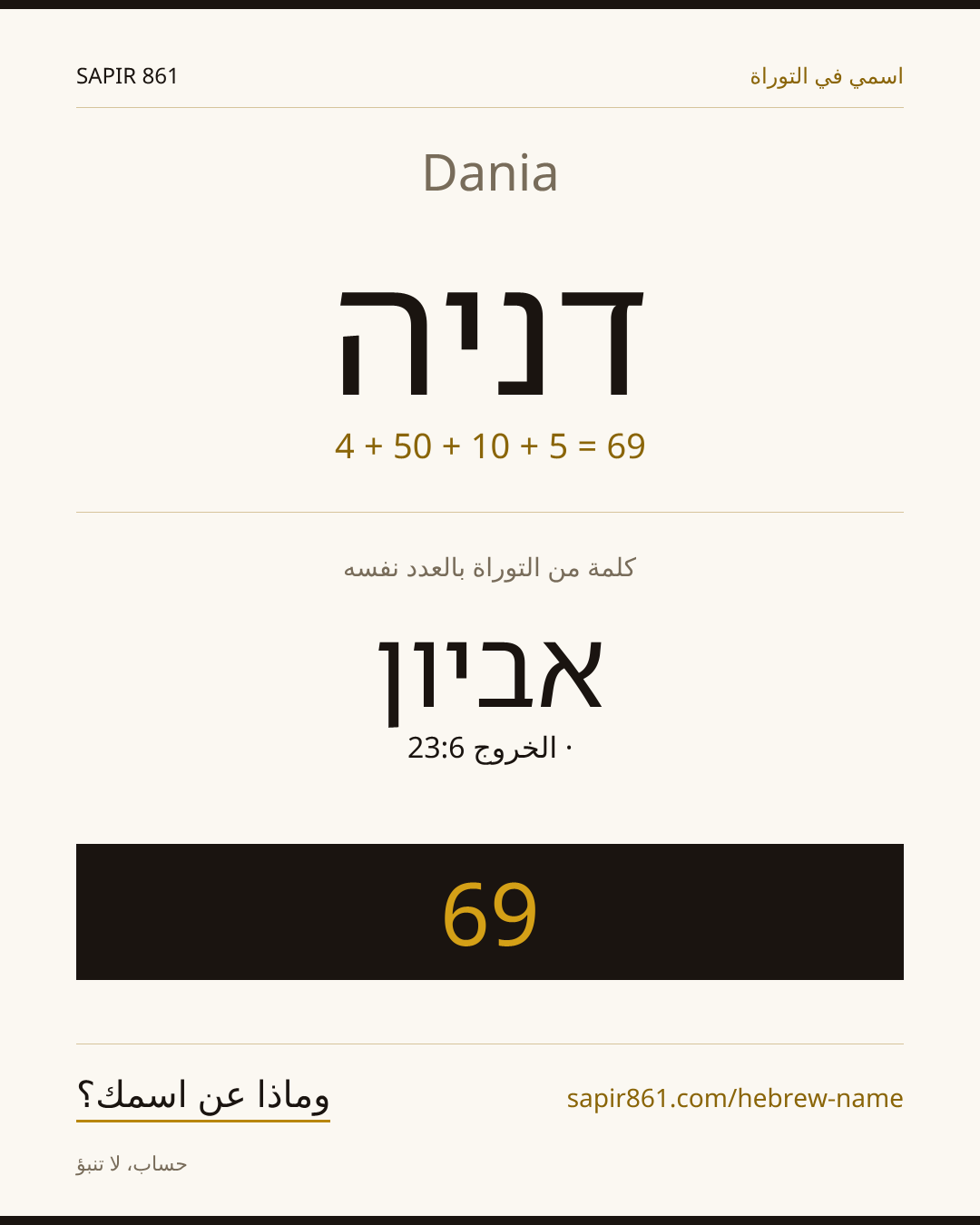 Dania — דניה