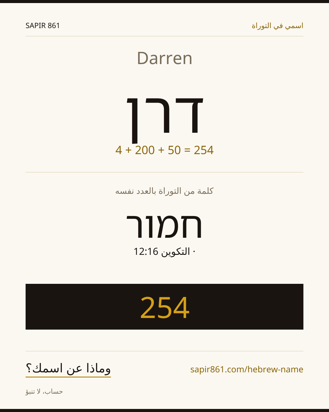 Darren — דרן