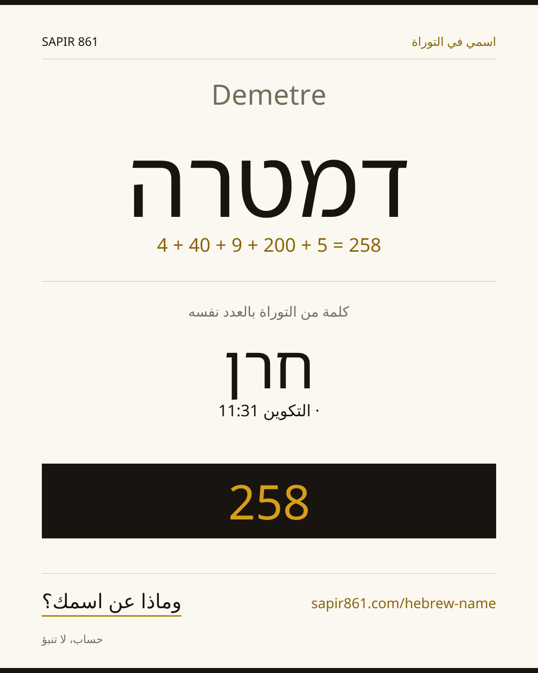 Demetre — דמטרה