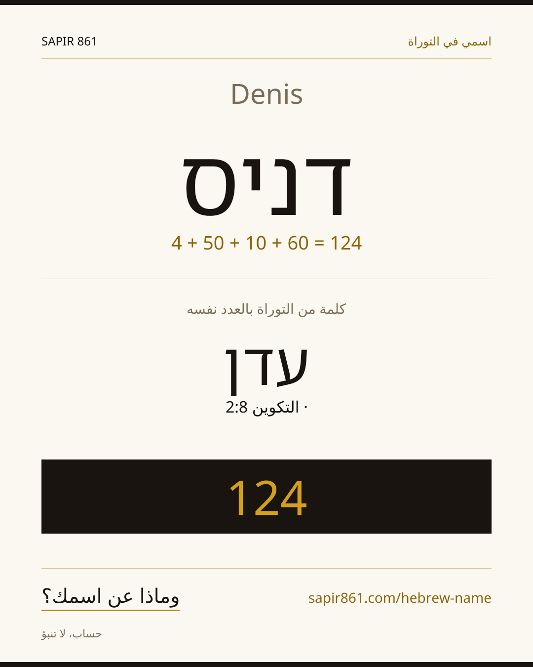 Denis — דניס
