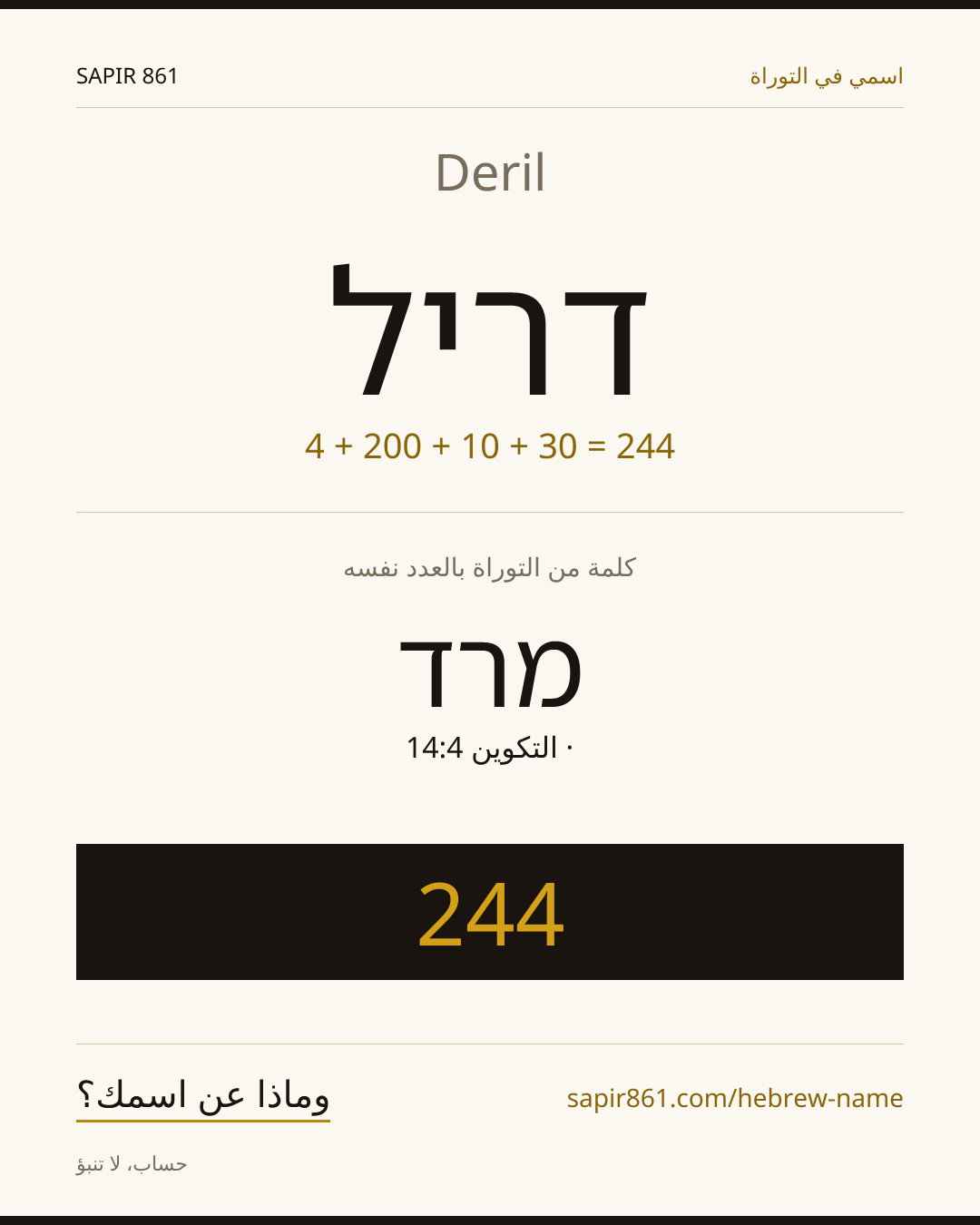 Deril — דריל