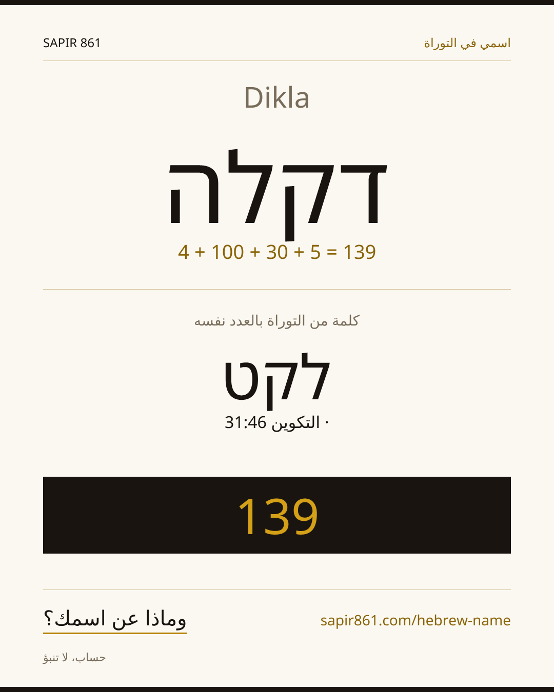 Dikla — דקלה