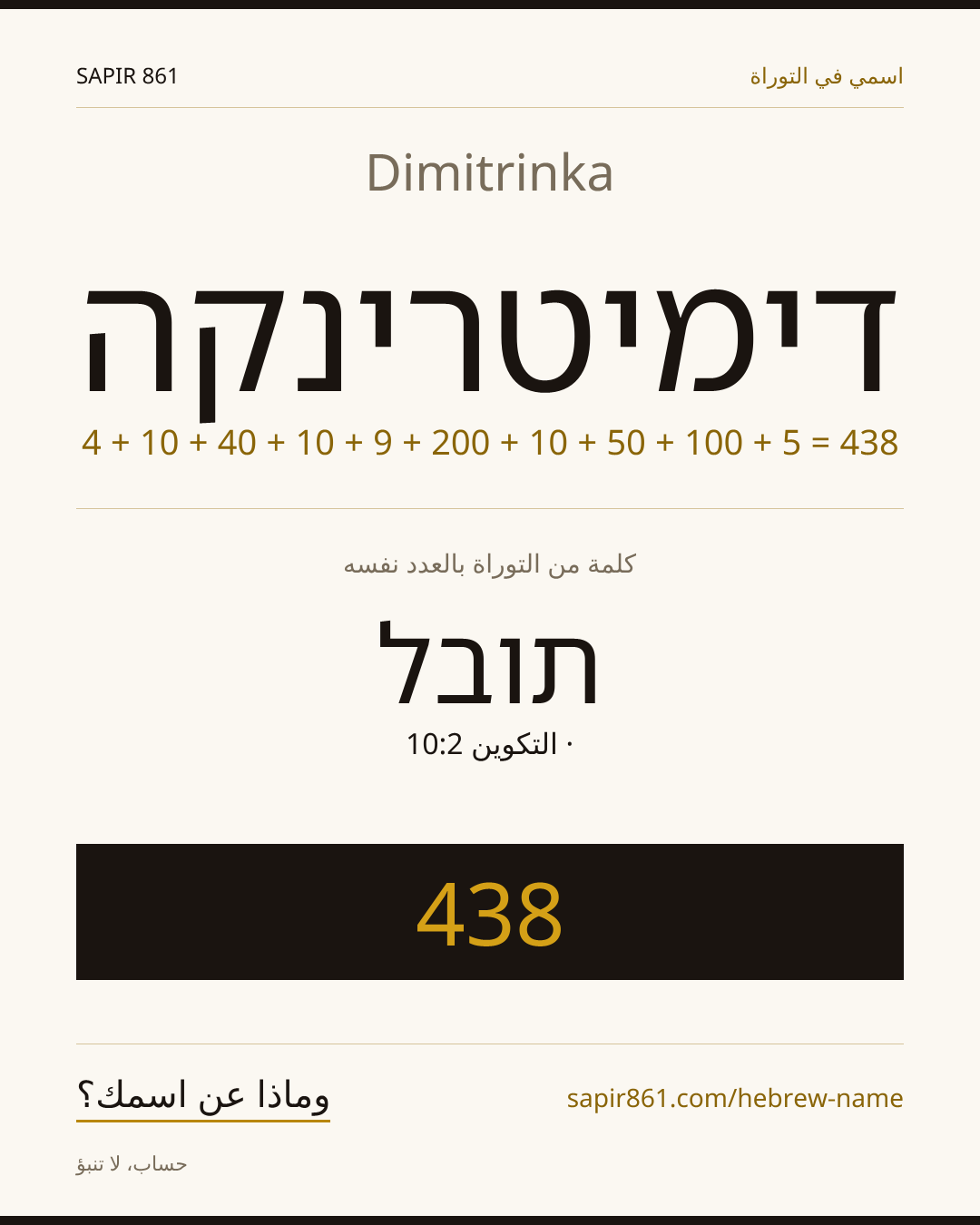 Dimitrinka — דימיטרינקה