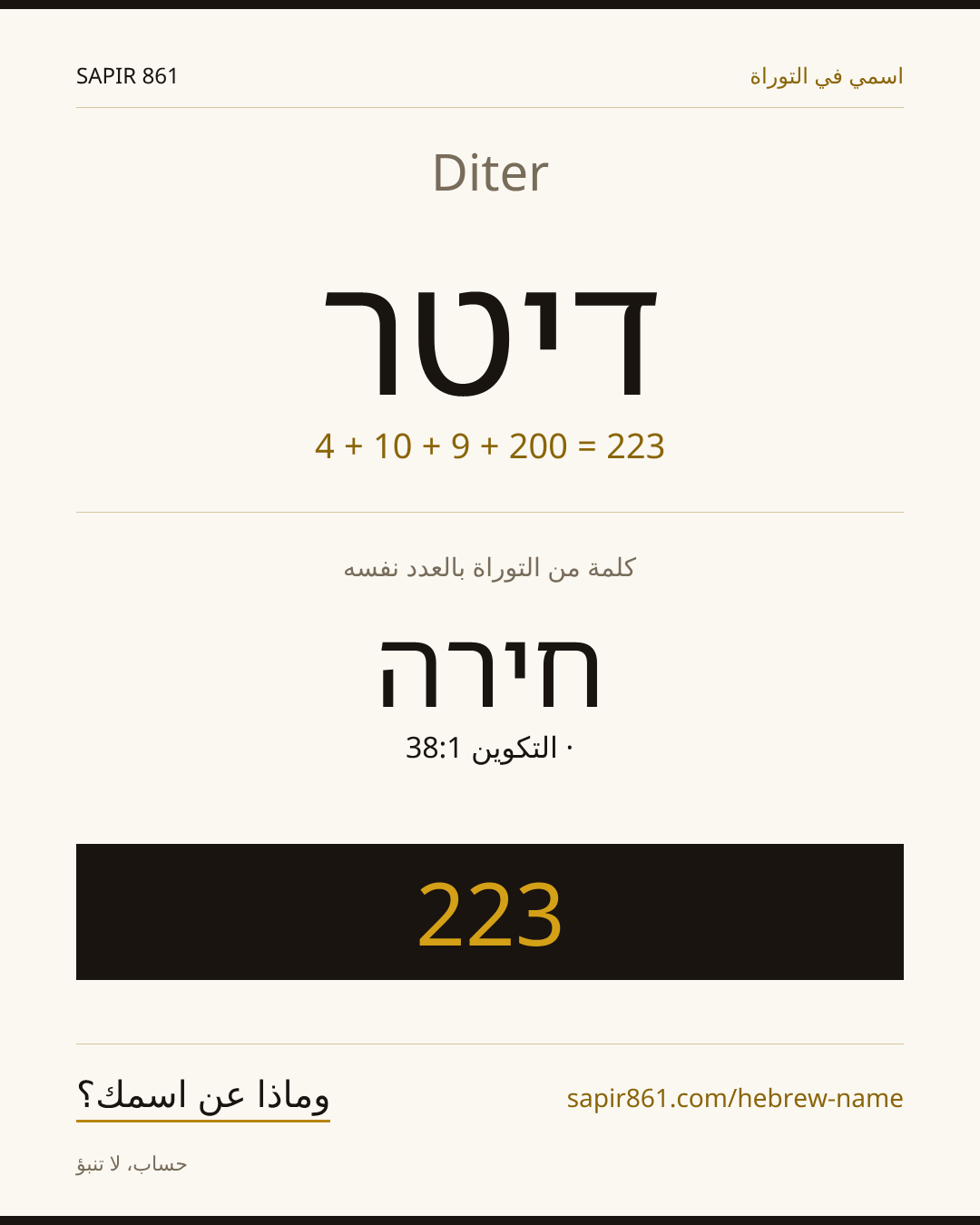 Diter — דיטר