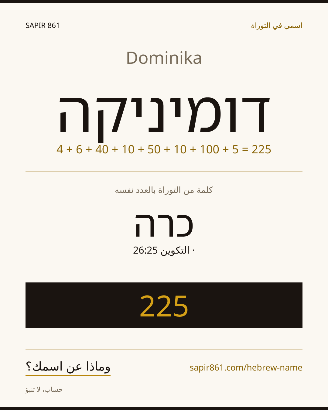 Dominika — דומיניקה