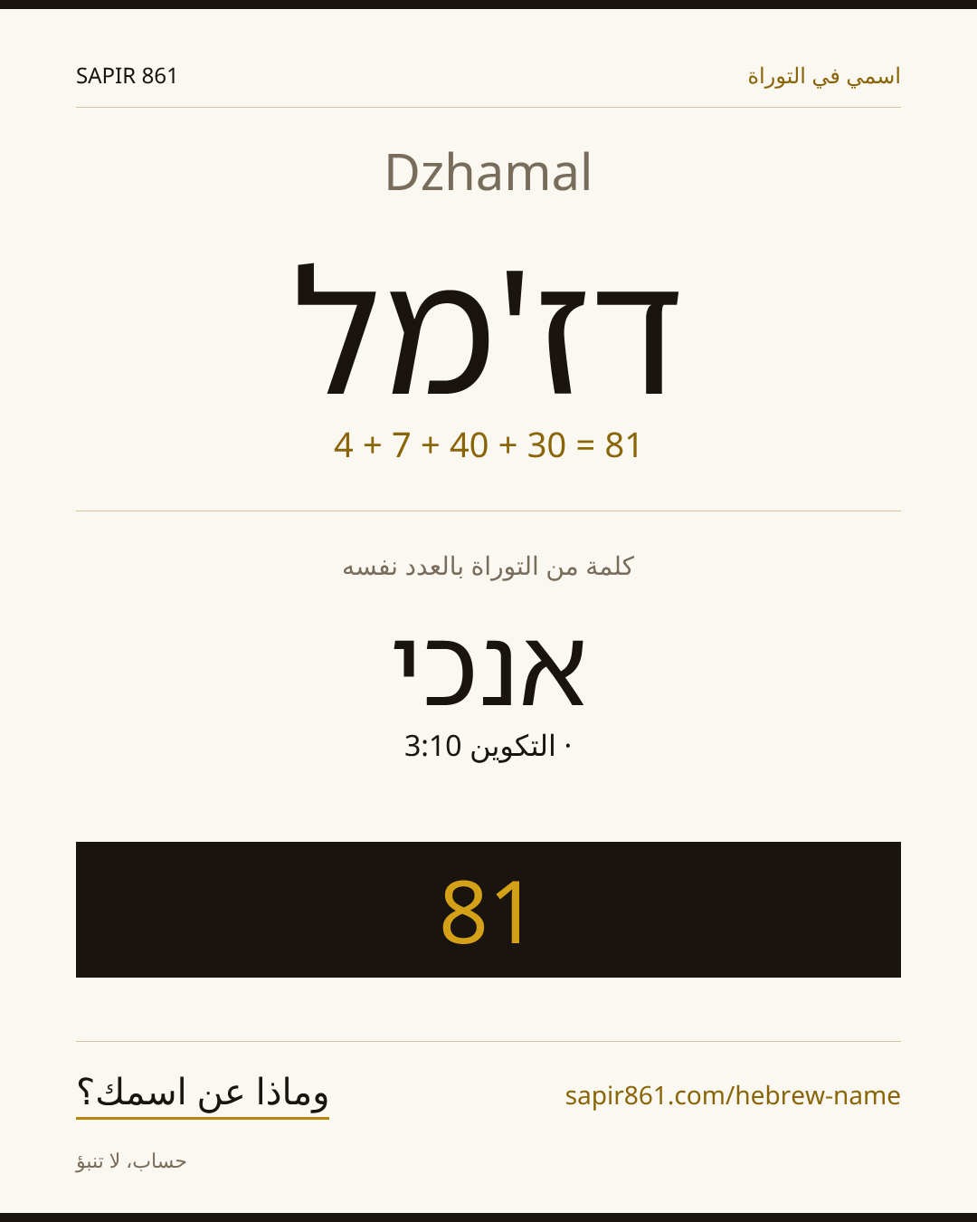 Dzhamal — דז'מל