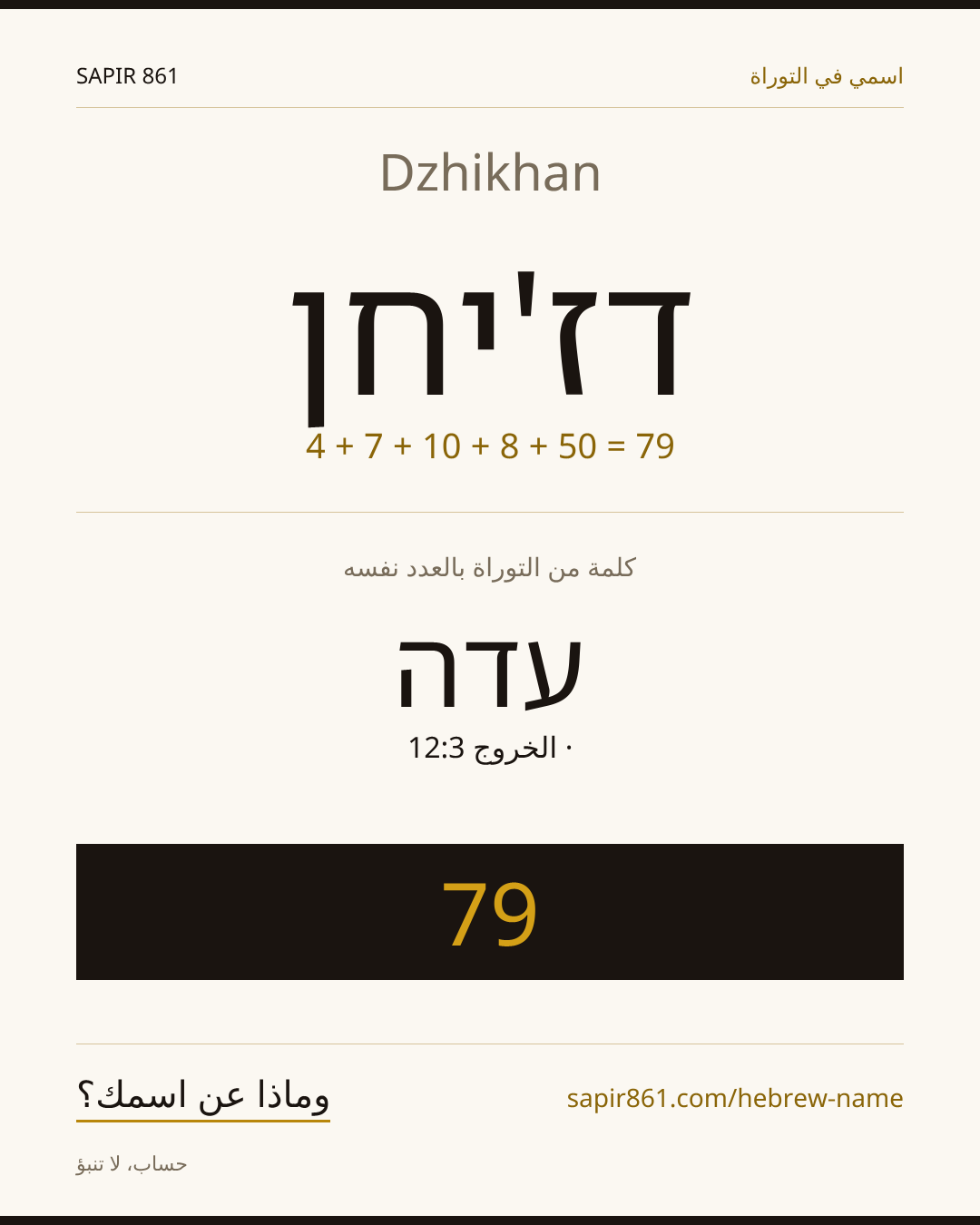 Dzhikhan — דז'יחן