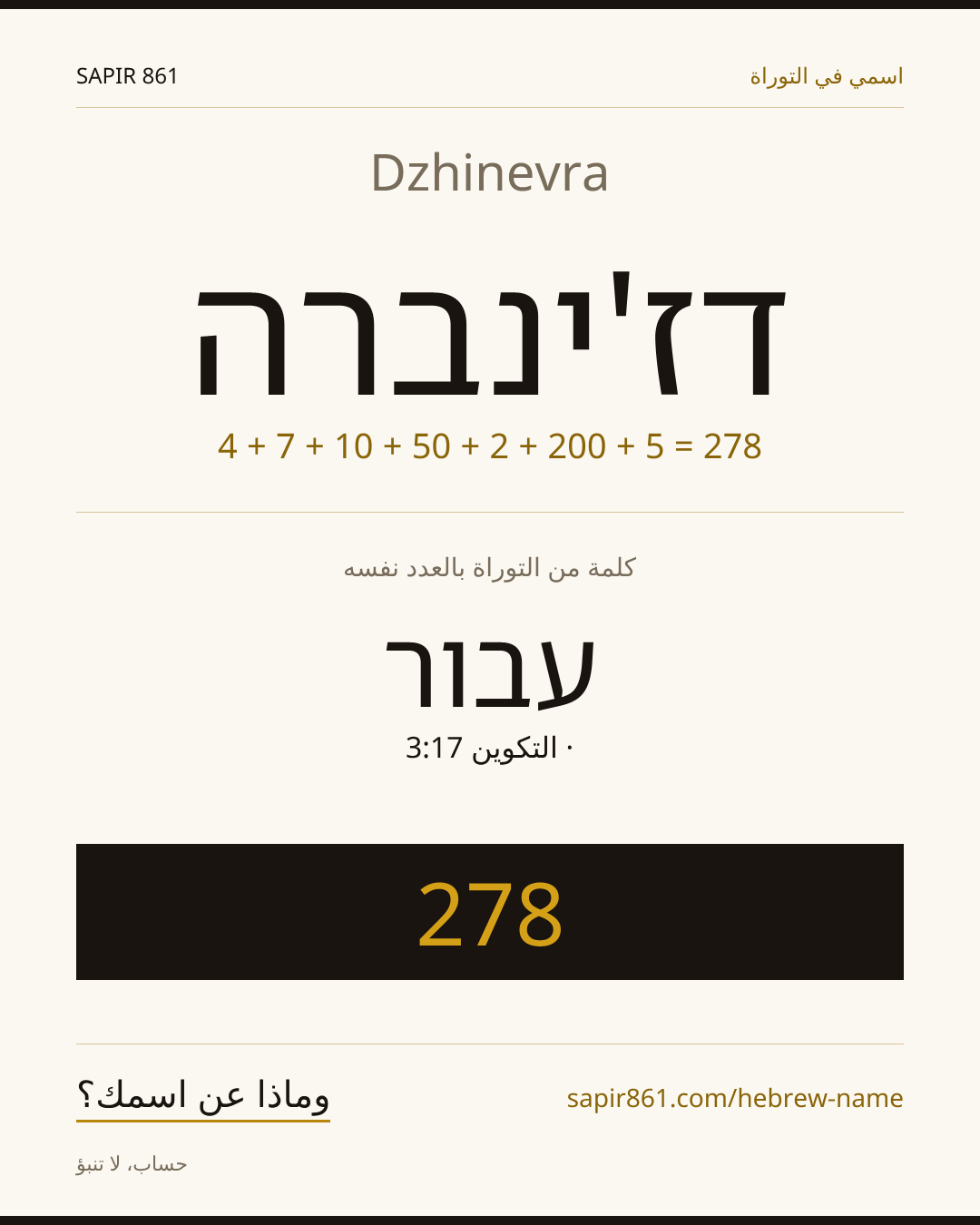 Dzhinevra — דז'ינברה