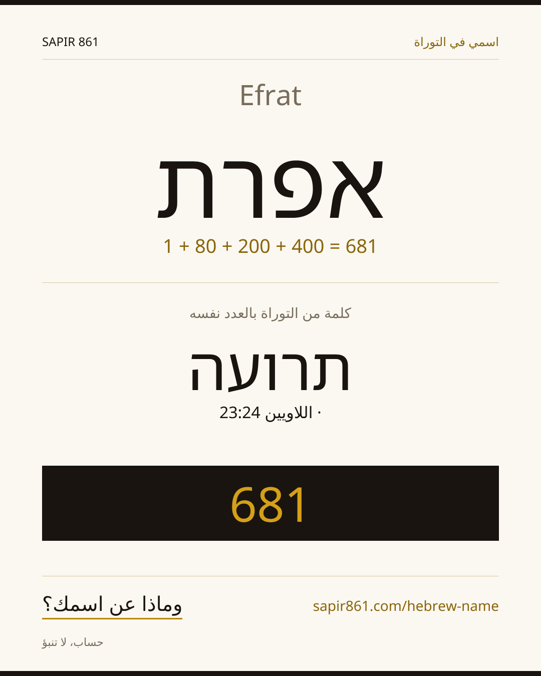 Efrat — אפרת