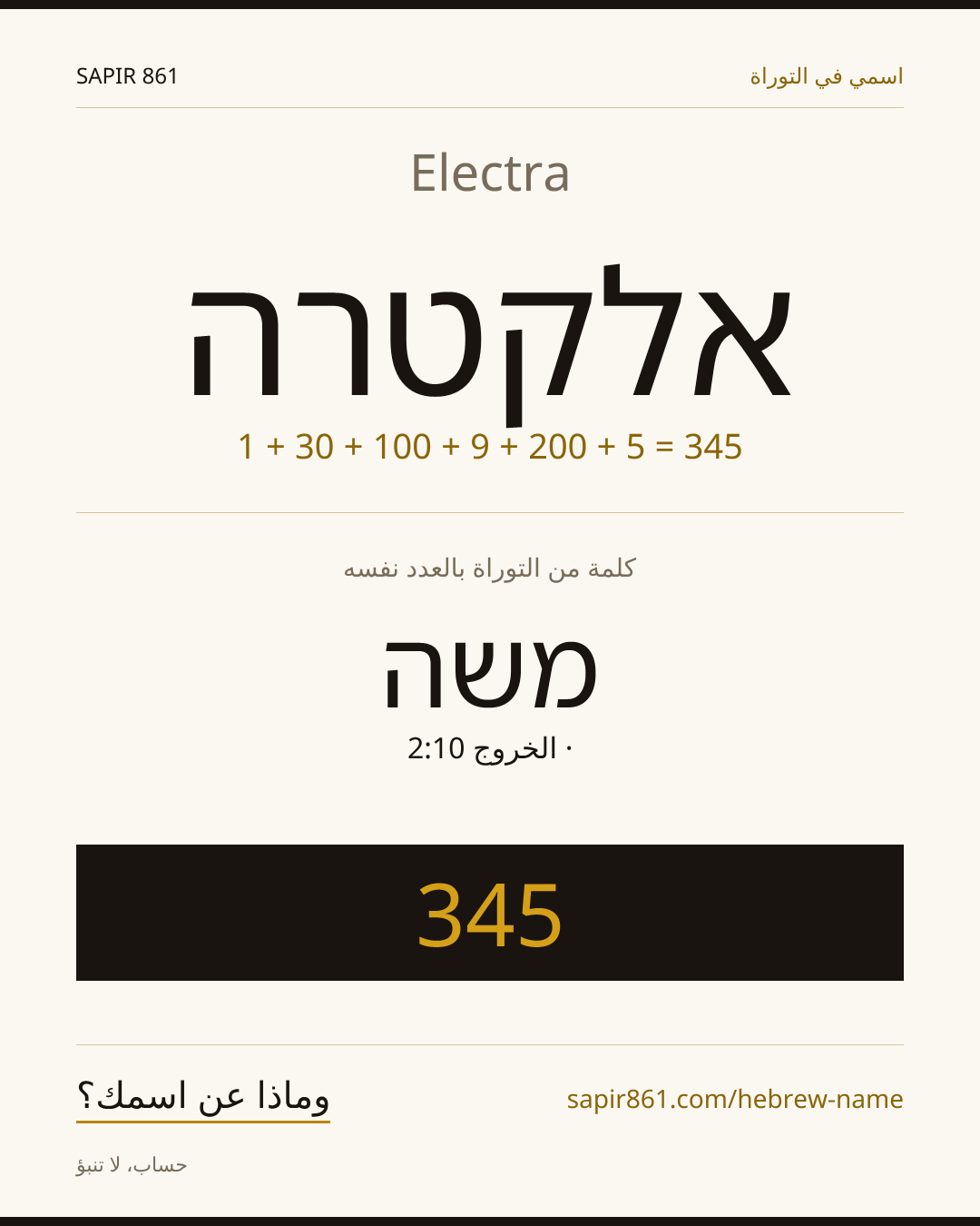 Electra — אלקטרה