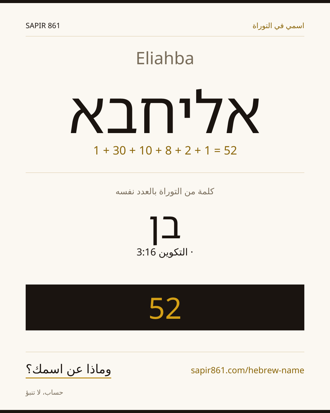 Eliahba — אליחבא