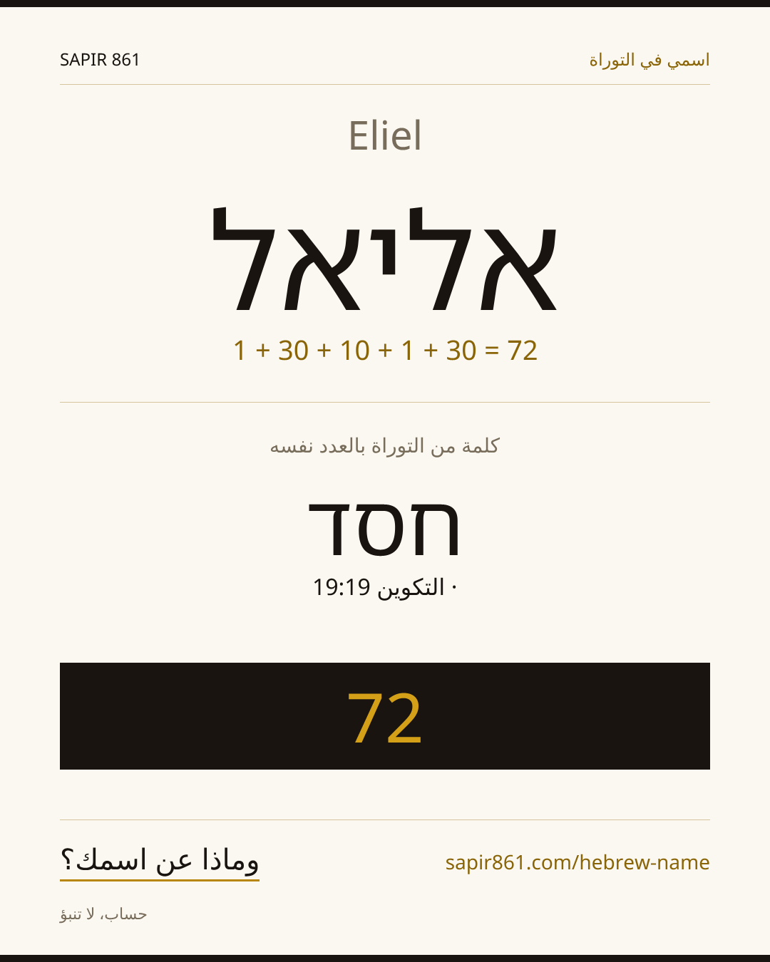Eliel — אליאל