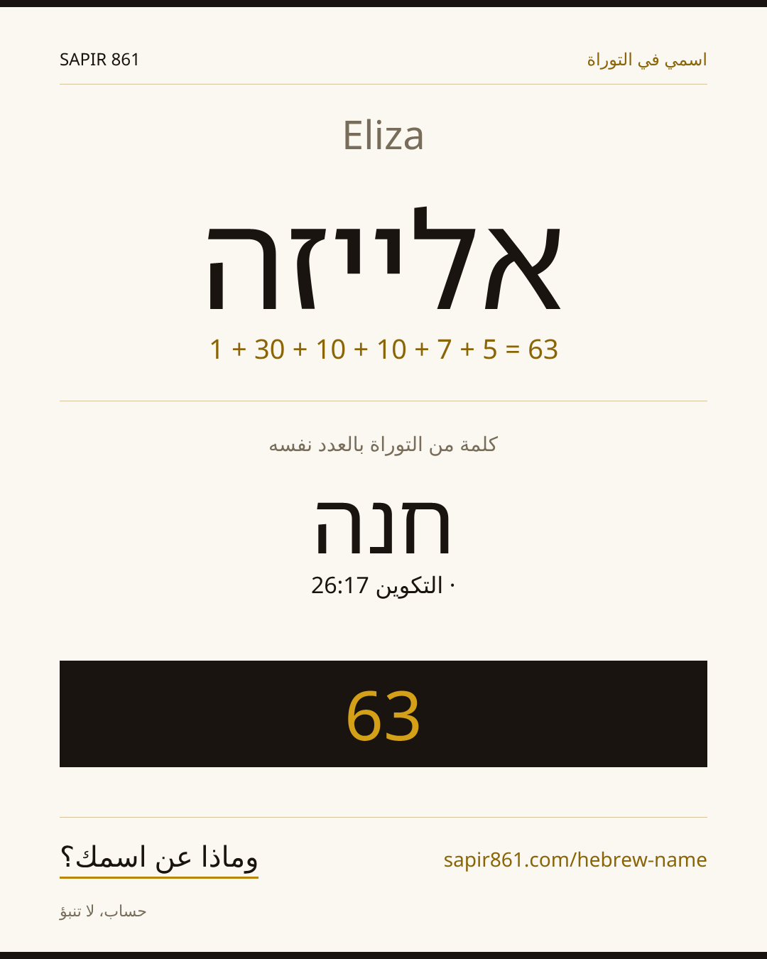 Eliza — אלייזה
