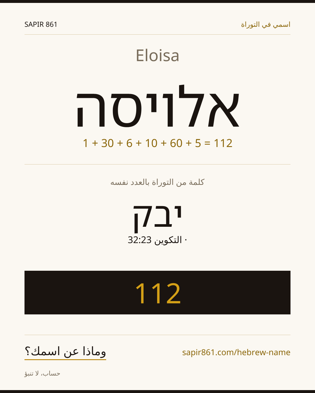 Eloisa — אלויסה