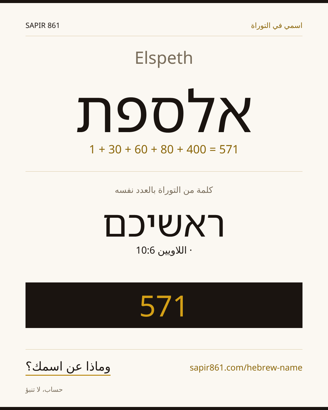 Elspeth — אלספת