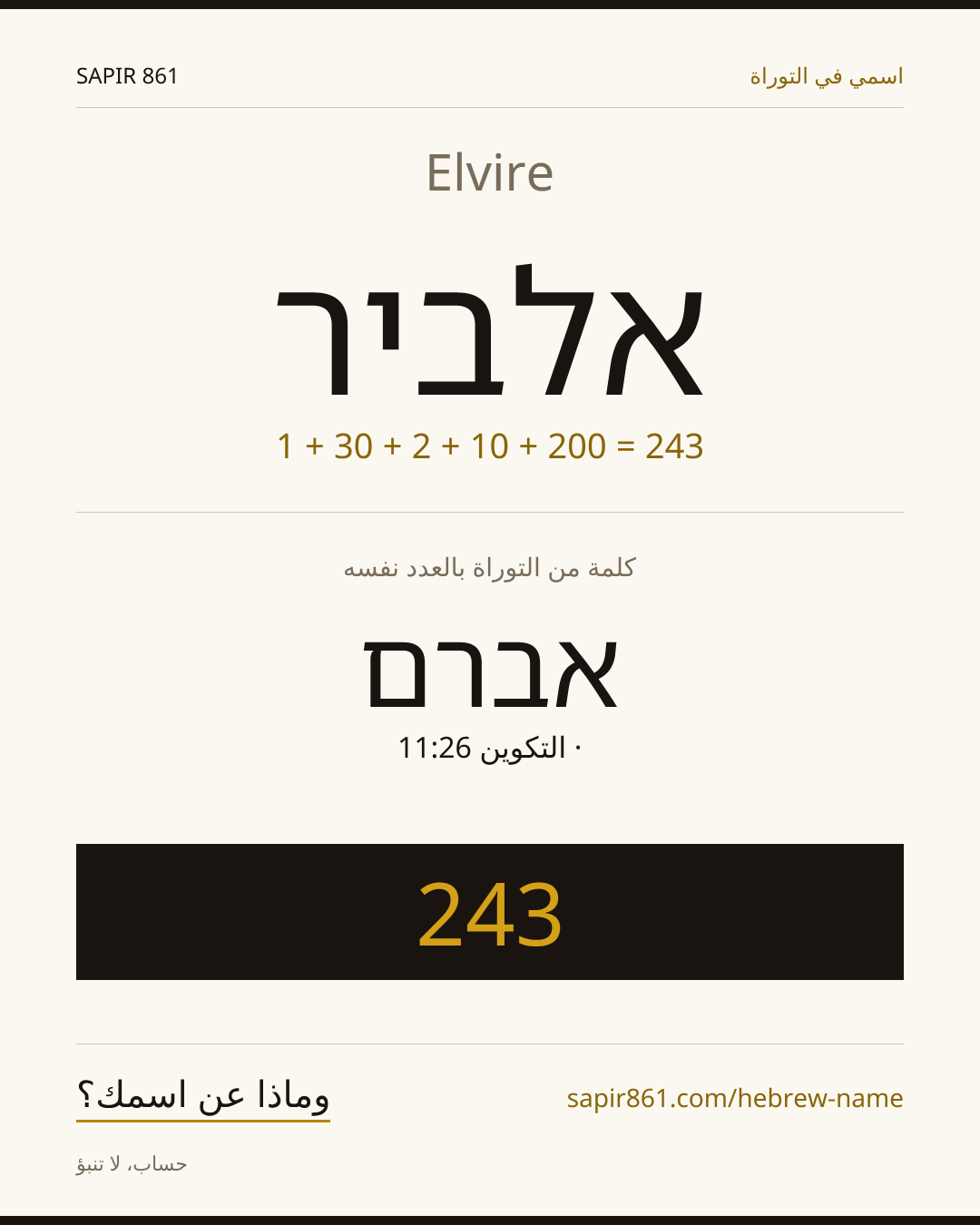 Elvire — אלביר