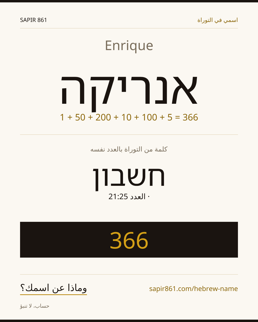 Enrique — אנריקה