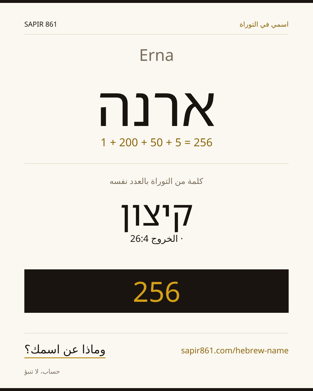 Erna — ארנה
