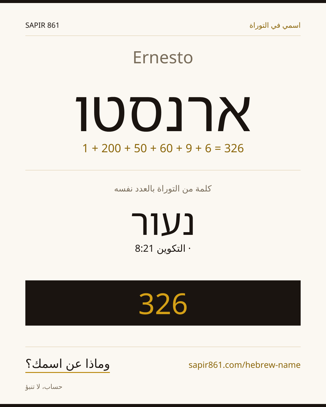 Ernesto — ארנסטו