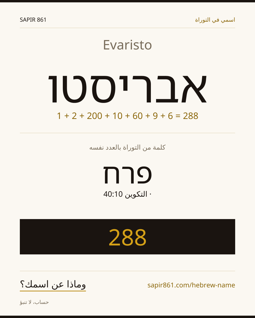 Evaristo — אבריסטו