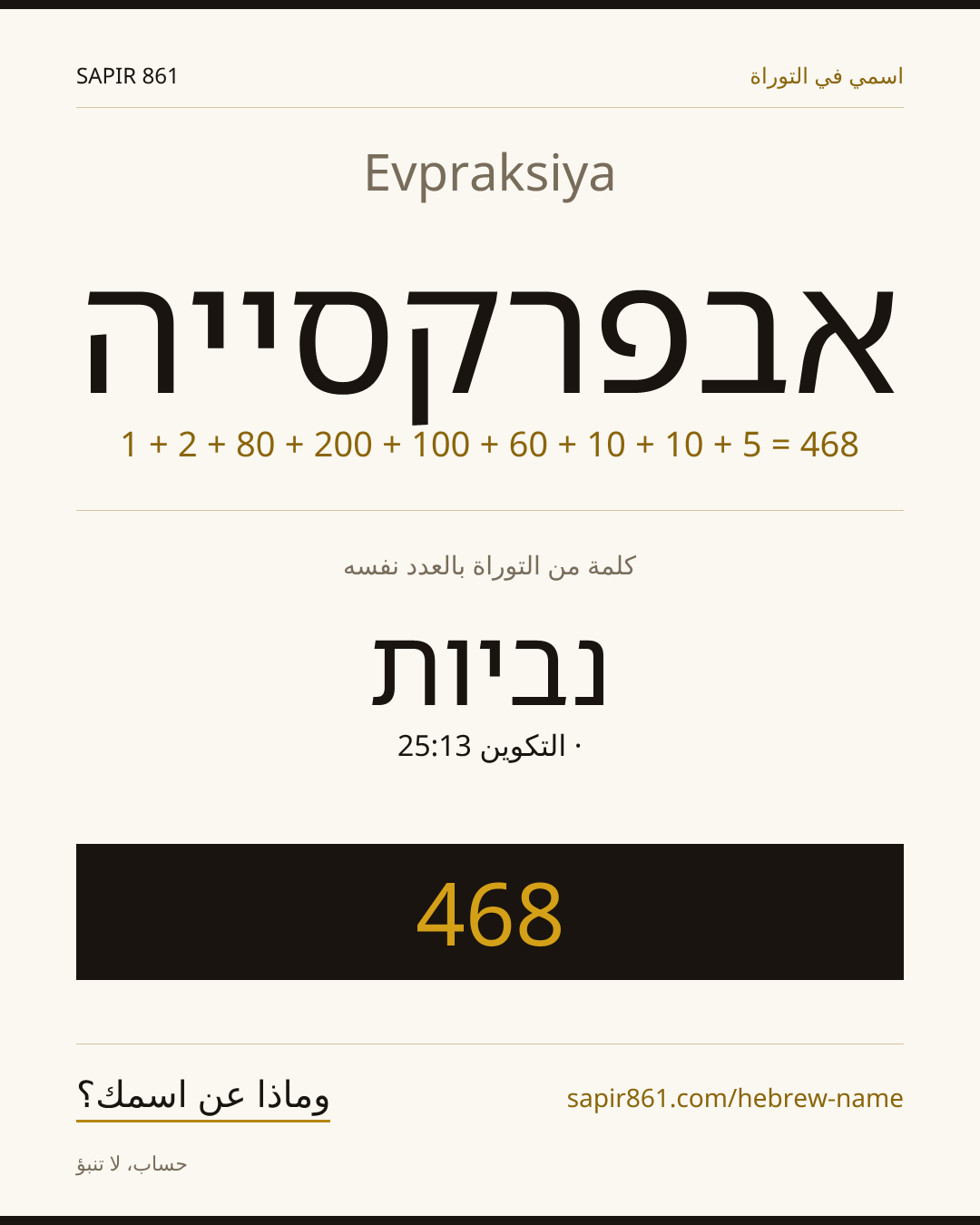Evpraksiya — אבפרקסייה