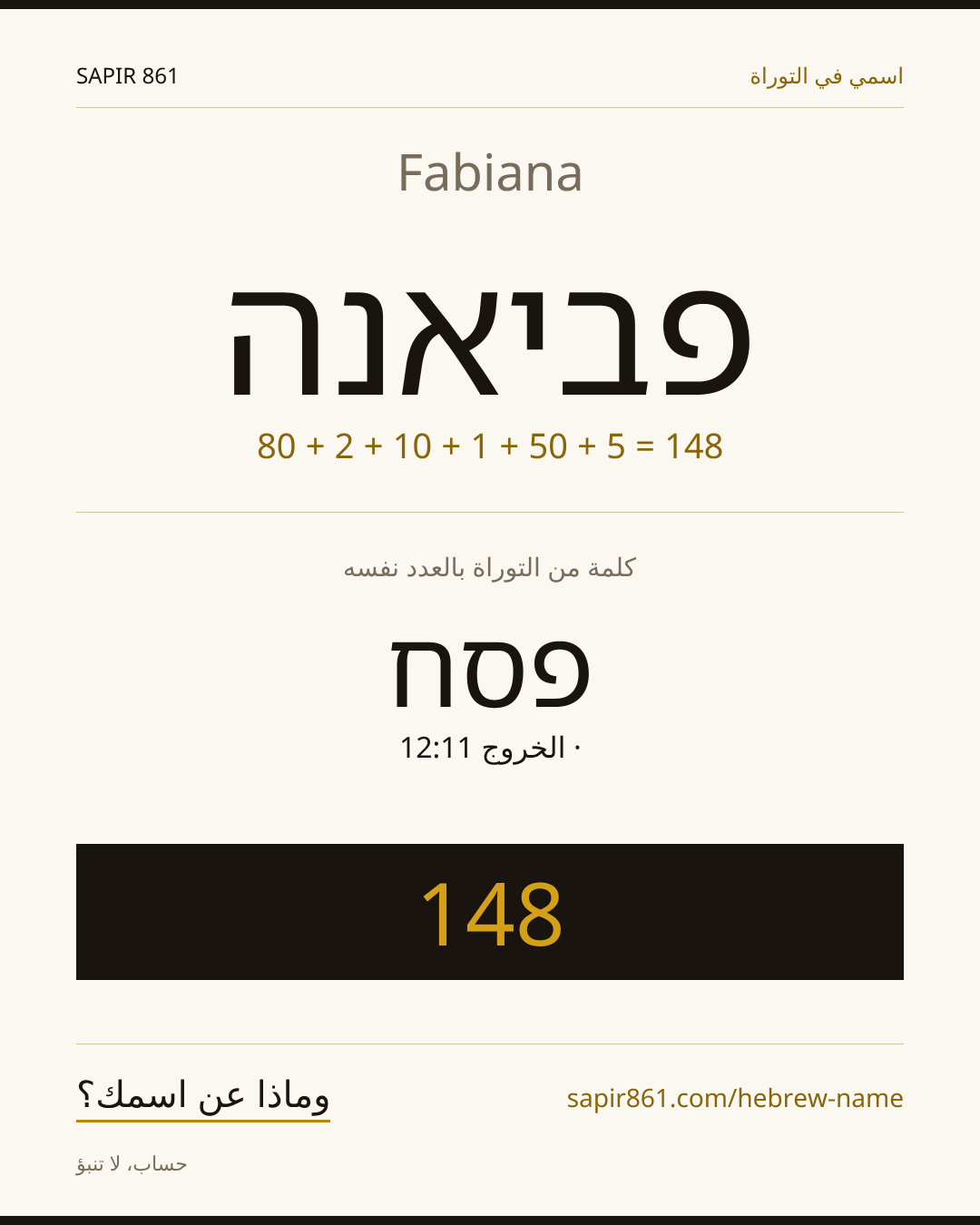 Fabiana — פביאנה