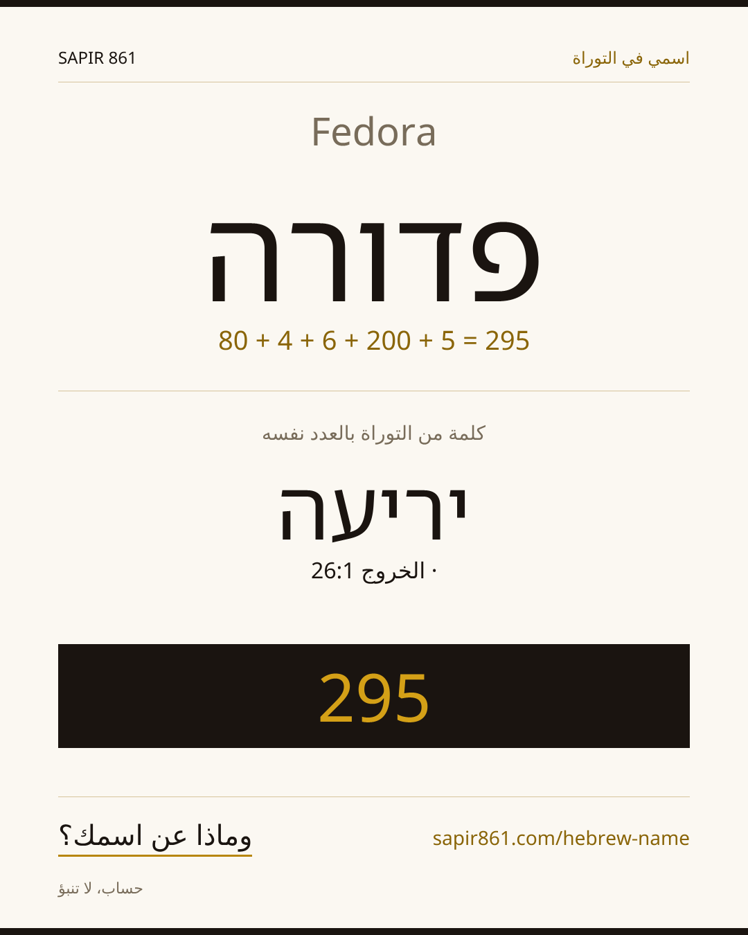 Fedora — פדורה