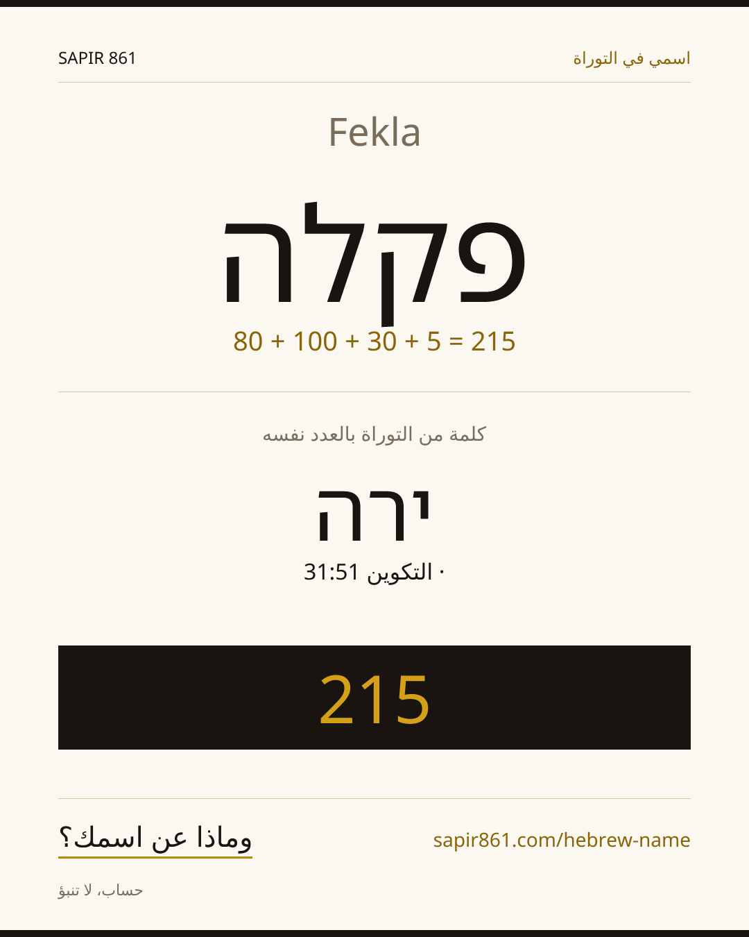 Fekla — פקלה