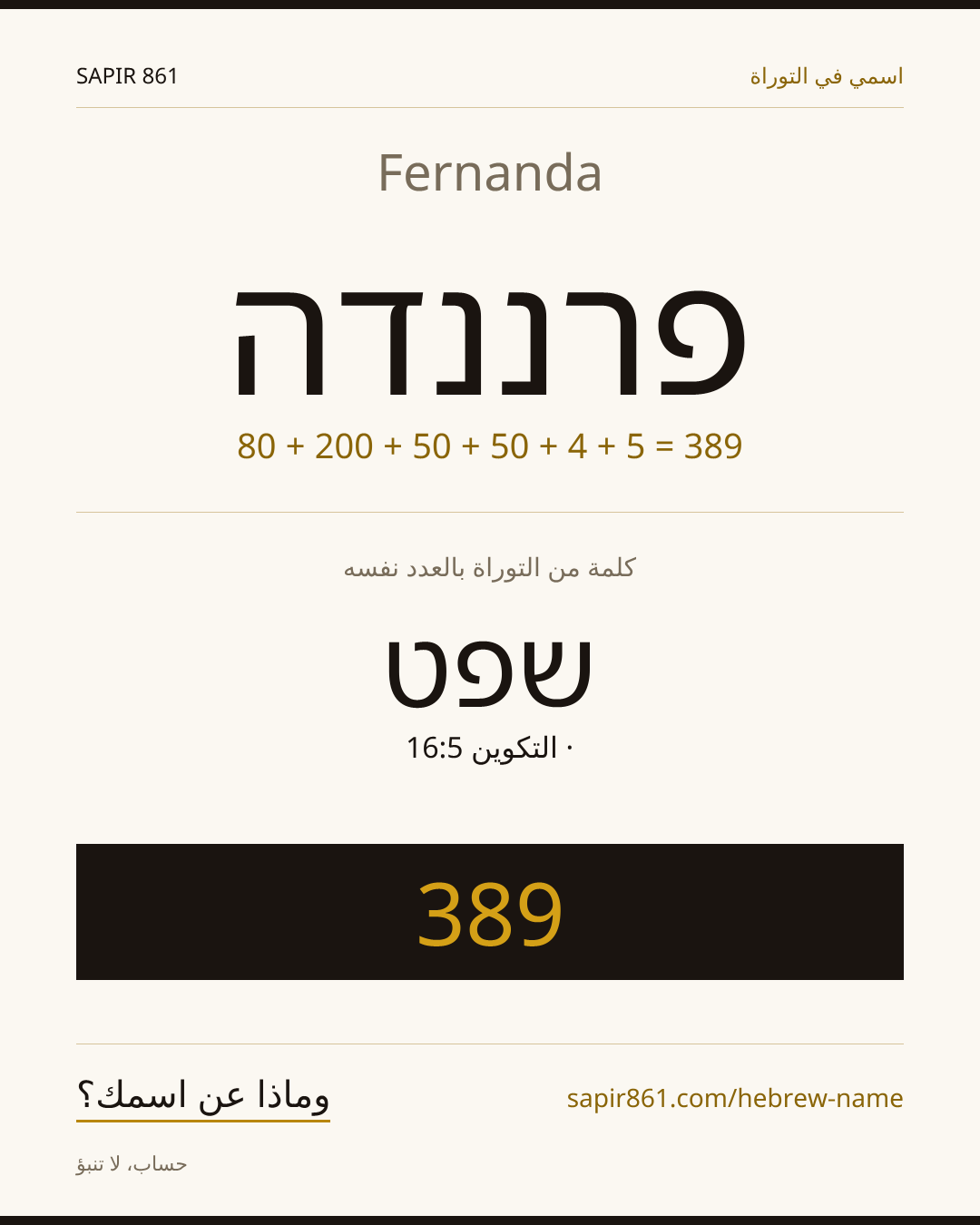 Fernanda — פרננדה