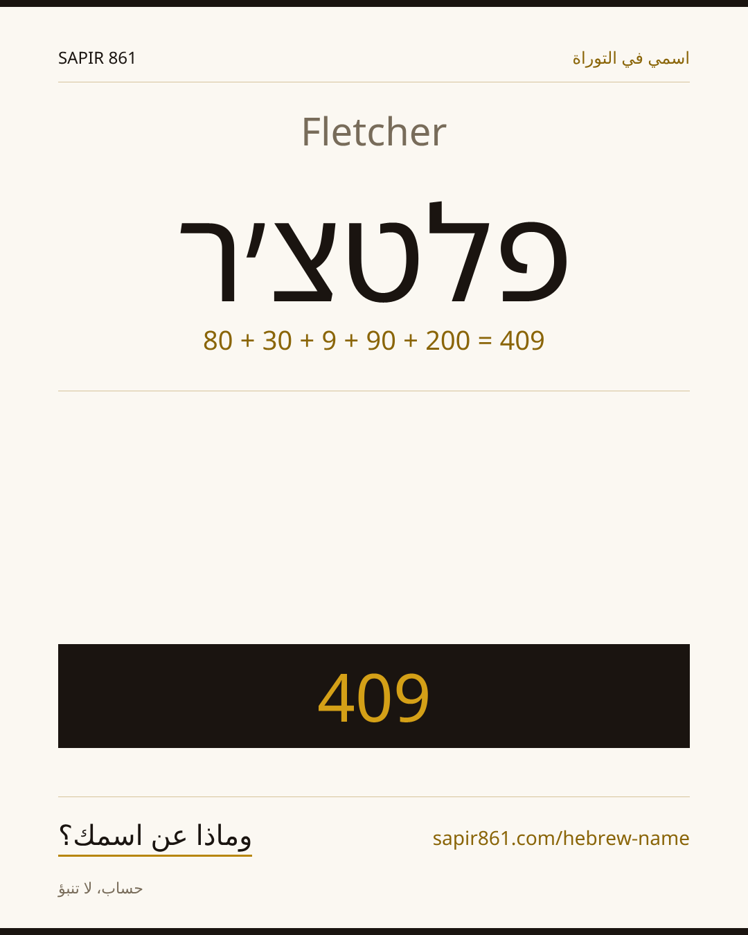 Fletcher — פלטצ׳ר