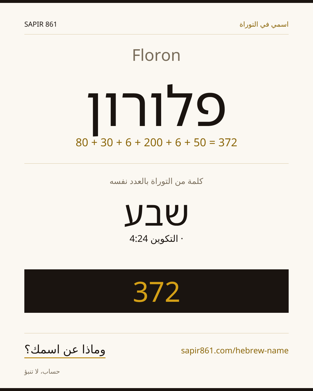 Floron — פלורון