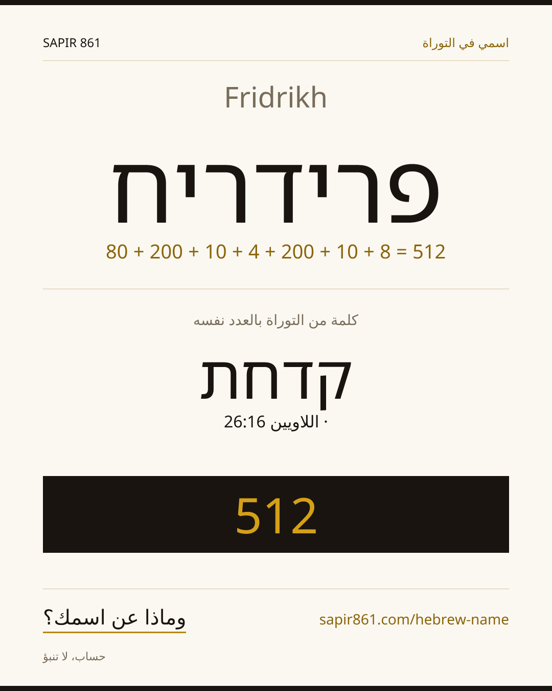 Fridrikh — פרידריח