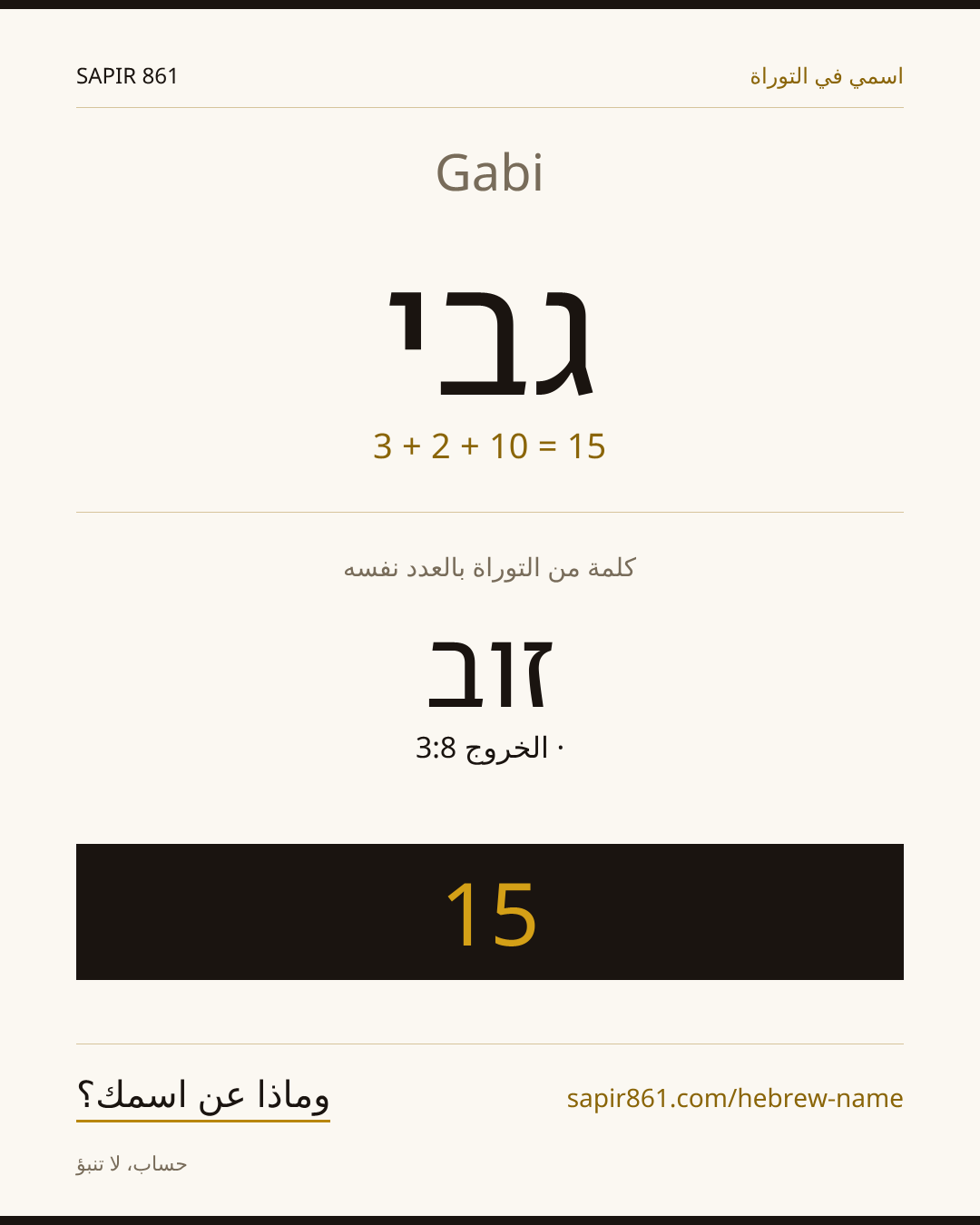 Gabi — גבי