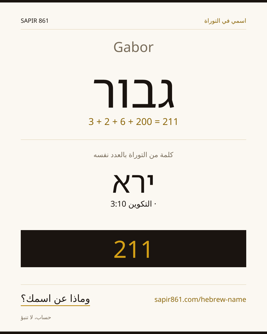 Gabor — גבור