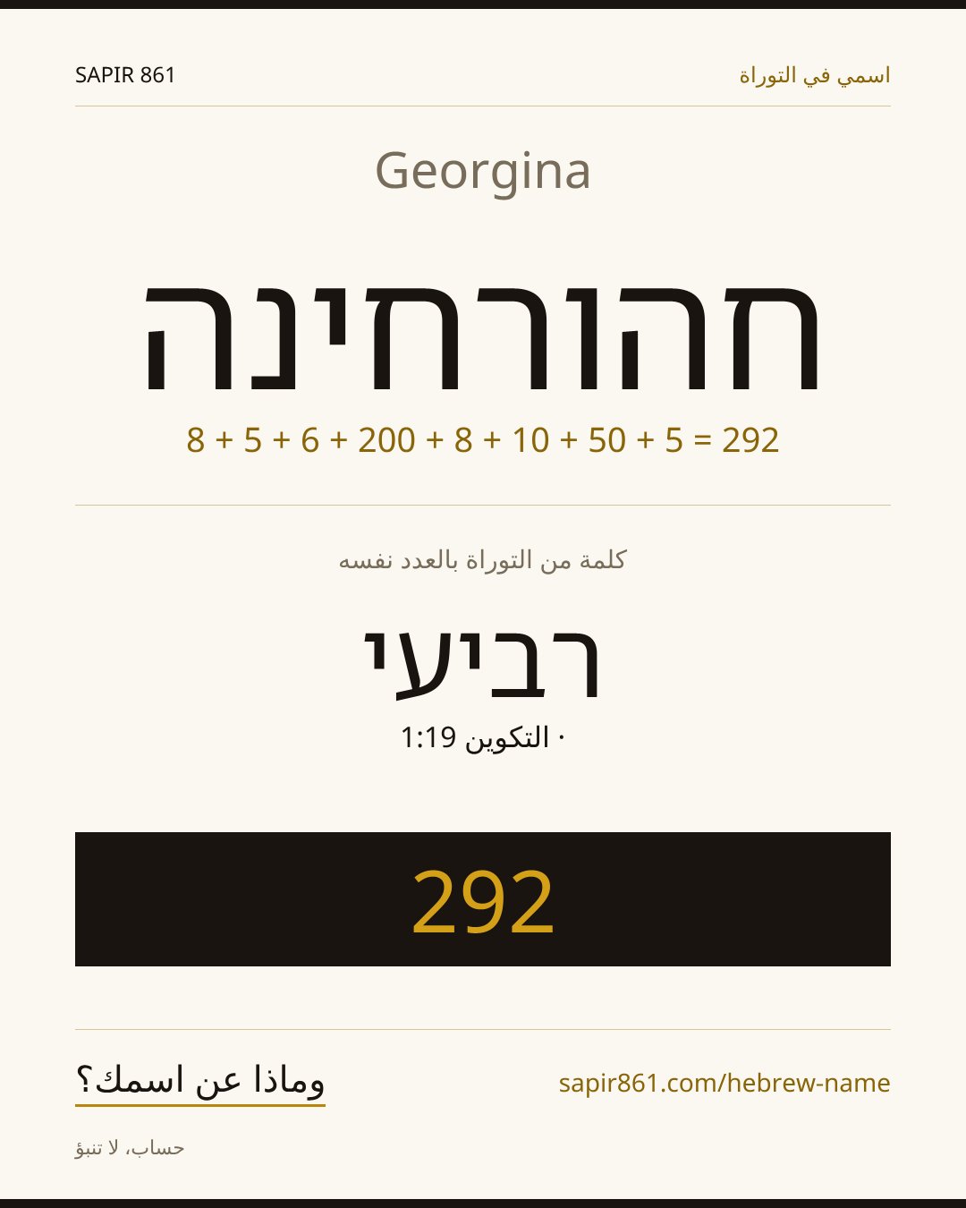 Georgina — חהורחינה