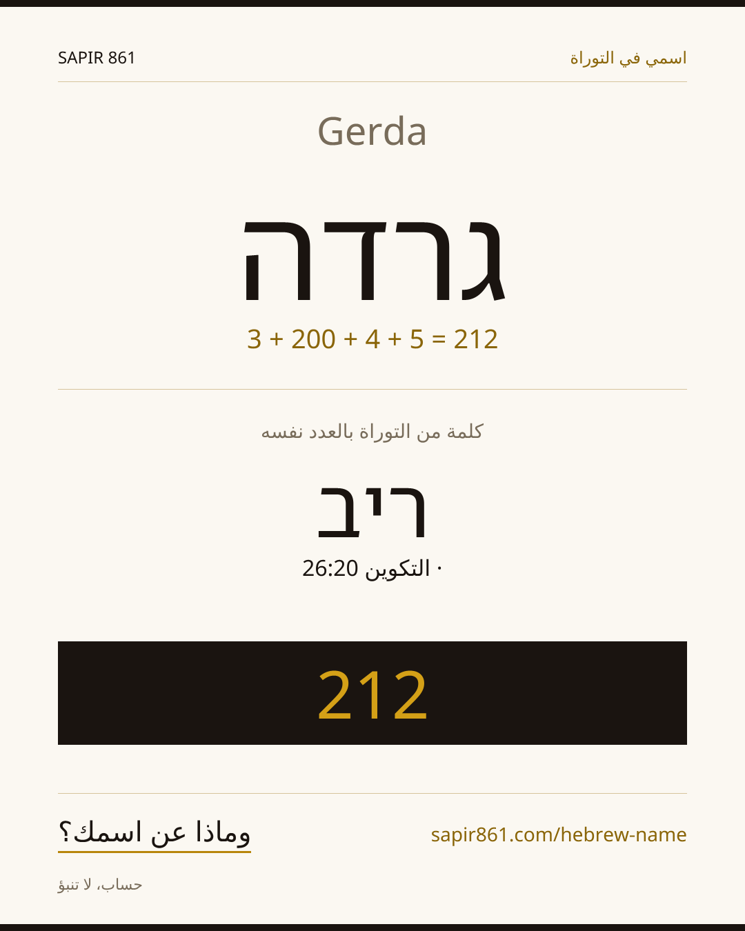 Gerda — גרדה
