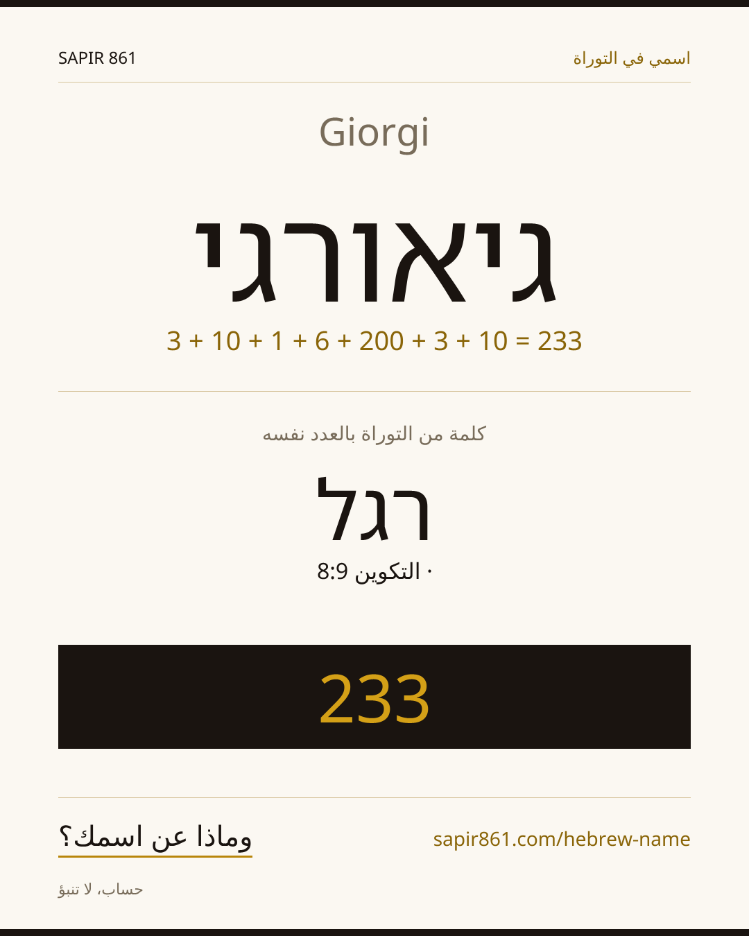 Giorgi — גיאורגי
