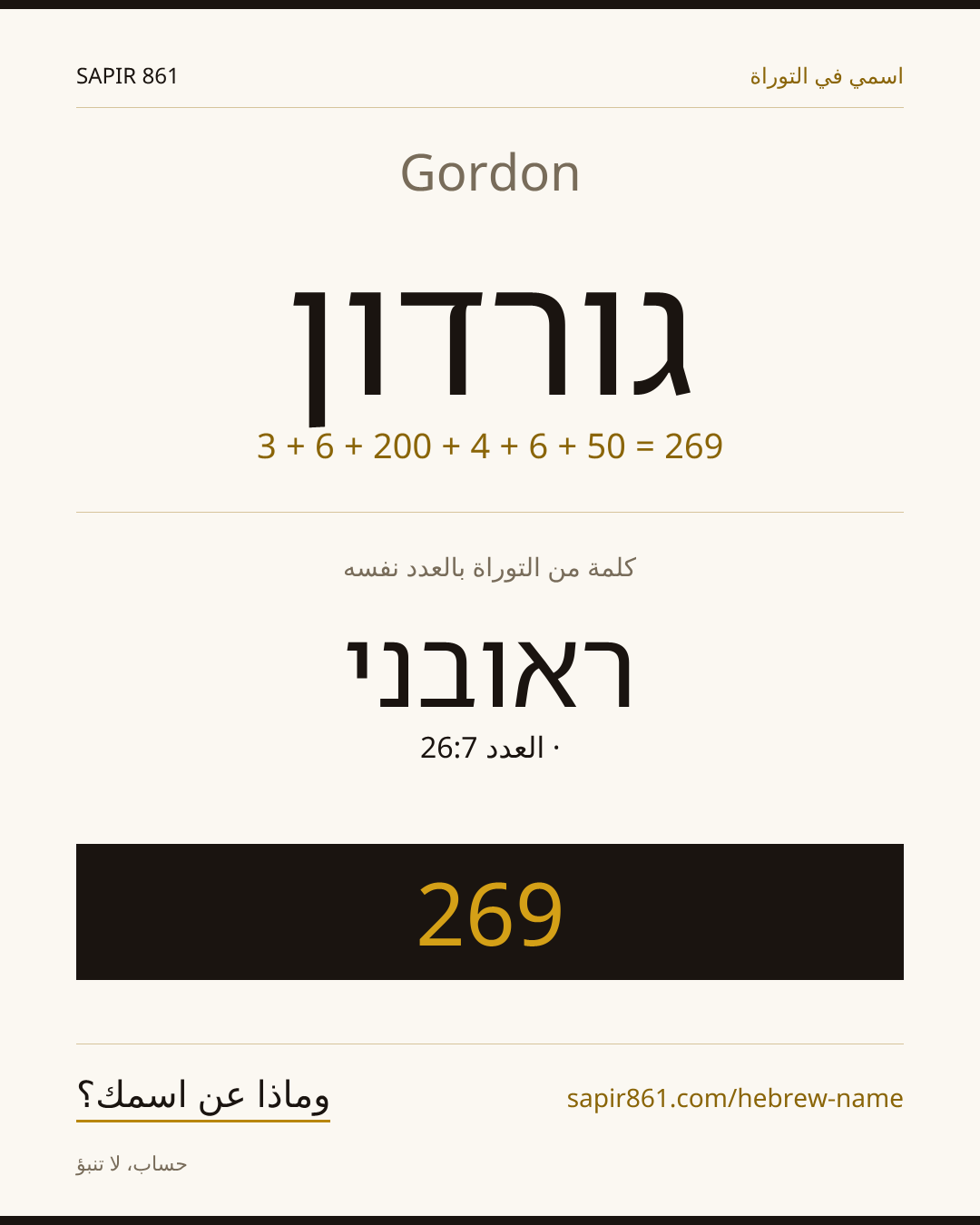 Gordon — גורדון