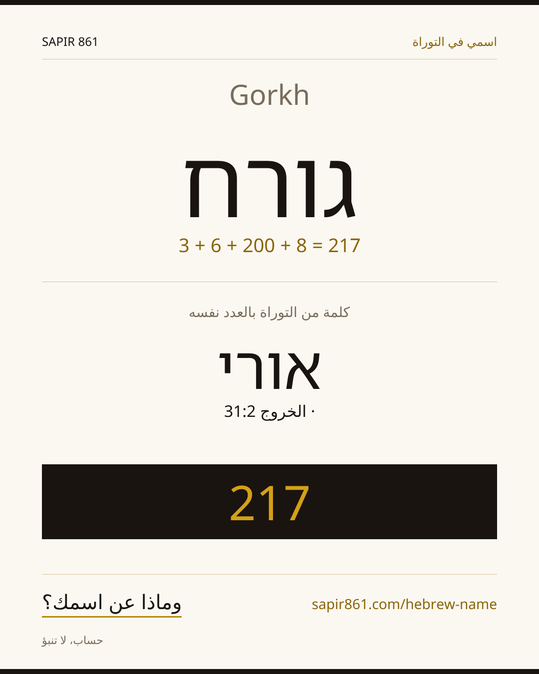 Gorkh — גורח