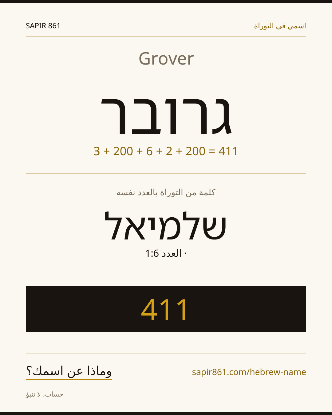 Grover — גרובר